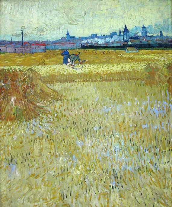 Vincent van Gogh Les Moissonneurs 1888